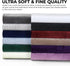 Tribeca Living VENICEDUVET Venice Velvet Oversized Solid Duvet Set, 3 pcs, King, Navy Blue...
