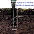 Garden Auger Post Hole Digger 1.6 x 16.5 in Long Handle Bulb Planter Tool Solid Shaft Extend Spiral Planting Auger Drill Bit for Planting Bulbs Se...