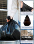 Trash Bags 8 Gallon, Medium Garbage Bags, No Flaps/Ties,1.31Mil Thickness, 55cm*70cm, 9.35g/pcs, Pack of 36 Count, Unscented, Black...