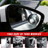 2 PCS Car Blind Spot Side Mirror, 2 Inch Reusable Round HD Blind Spot Mirror with Sucker, Universal 360° Wide Angle Glass Convex Side Rear View Mi...