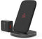 Adonit Wireless Charger Stand (Black) Fast Wireless Charging Qi-Certified for iPhone 12, 12 Pro, 11, 11 Pro, Pro Max, XR, XS, X, 8, 8 Plus, Galaxy...