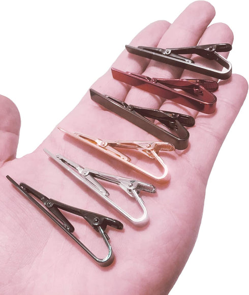 Tornito 6Pcs Tie Clips Set for Men Tie Bar Clip Set for Regular Skinny Ties Necktie Wedding Business Clips for Men...