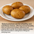 Microwave Potato Cooker – BPA-Free Plastic Rack Cooks 4 Potatoes Evenly in Minutes – Quick and Healthy Microwave Meal or Snack...