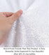 Pardecor Sequin Fabric by The Yard Glitter Fabric Mesh Sequin Fabric for Sewing Clothes Gowns Dress Top Jacket (1 Yard, White)...