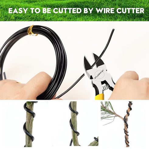 Riboud Bonsai Training Wire, Aluminum Bonsai Wire for Crafts 5-Size Starter Set- 1.0mm, 1.5mm, 2.0mm, 2.5mm, 3.0mm (161 feet Total, Black)...