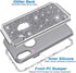 Hython Compatible with iPhone XR Case, Heavy Duty Full-Body Defender Protective Bling Glitter Sparkle Hard Shell Armor Hybrid Shockproof Silicone ...