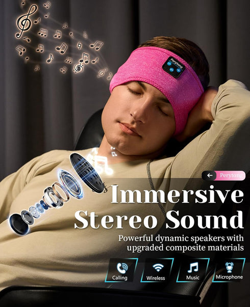 Headphones for Sleeping, Sleeping Headphones Music Sleep Headband, Ultra-Soft Headphones Headband for Side Sleepers, Sleeping......