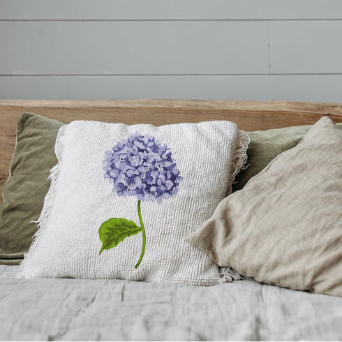 FINGERINSPIRE Layered Hydrangea Pattern Painting Stencil 8.3x11.7inch Hydrangea Flower Drawing Template DIY Craft Plants Decoration Stencil for Pa...