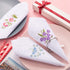 Geyoga 18 Pieces Ladies Cotton Handkerchiefs Flower Embroidered with Lace Colored Embroidered Handkerchiefs for Women...