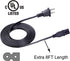 8FT Polarized Power Cord for Brother CS8000 CS8060 CS8072 XR1300 XR1355 XR-4040 XR-7700 Nouvelle 1500S NV4000D XR-9000 XR-9500PRW 845 BC-1000 CE40...