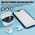 A6 Wireless Earbuds 60H Playtime in-Ear Bluetooth 5.3 Headphones with LED Power Display IPX5 Waterproof Earphones Immersive Stereo Sound Deep Bass...