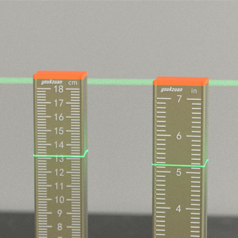 Floor Tile Height Ruler, Objects Height Measurement Tool Ensure Height Equal, Height Alignment Vertical Level 7inch(18cm) Positioning with Height ...