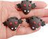 PEPPERLONELY 10PC Halloween Vampire Bat Resin Flatback Cabochon DIY Flatback Scrapbooking Embellishment Decoration Craft Making, 24x35mm...