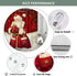 Christmas Santa Claus Shower Curtains for Bathroom Decor, Red Xmas Holiday Fabric Shower Curtain Set, Winter Bathroom Accessories, Hooks Included ...