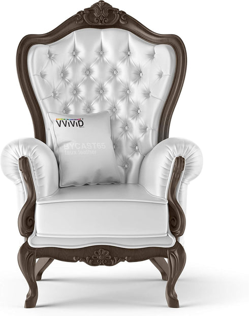 VViViD White Weatherproof Marine Vinyl Fabric (1.5ft x 54")...