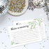 Giftideaworkshop 50 Greenery Share A Memory Cards for Celebration of Life Birthday Anniversary Memorial Funeral Graduation Bridal Shower Game, Gue...