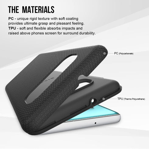 KIOMY Case for Samsung Galaxy S10+ / S10 Plus, Shockproof Bumper Protective Cover Hybrid Design Hard PC Back with Flexible TPU Inner 2 in 1 Dual L...