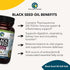 Amazing Herbs Premium Black Seed Oil Capsules - Cold Pressed Nigella Sativa Aids in Digestive Health, Immune Support, Brain Function, Gluten Free,...