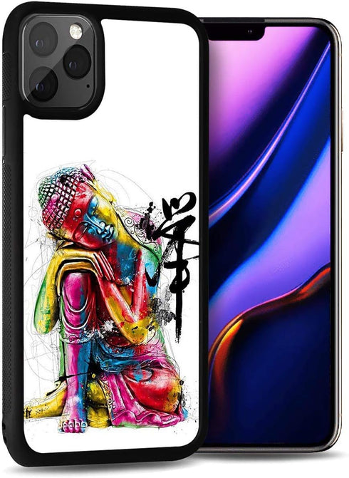 for iPhone 11, Durable Protective Soft Back Case Phone Cover, HOT12063 Buddha...