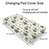 Woodland Animals Camping Changing Pad Covers Giraffe Hedgehog Forest Mountain Diaper Changing Table Sheets for Boy Girl Wildlife Soft Breathable S...