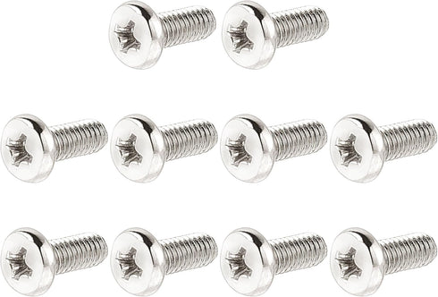 uxcell 10 Pieces M4 x 10mm TV Mount Screws, Computer TV LCD Monitor Stand Bracket Mounting Screws, Stainless Steel, Silver Tone...