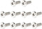 uxcell 10 Pieces M4 x 10mm TV Mount Screws, Computer TV LCD Monitor Stand Bracket Mounting Screws, Stainless Steel, Silver Tone...