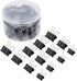 Binder Clips Paper Clamps Assorted Sizes 150 Count Medium, Small,Micro Assorted Binder Clips 3 Sizes Metal Black Binding Paperwork Clamp Bulk, Sch...