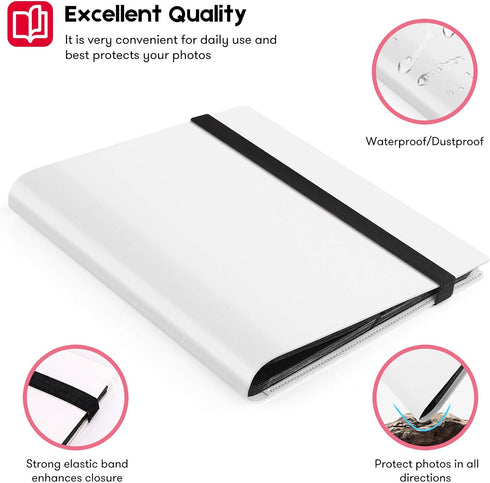 Ablus 160 Pockets Mini Photo Album for Fujifilm Instax Mini Camera, Polaroid Snap, Z2300, SocialMatic Instant Cameras & Zip Instant Printer (160 p...