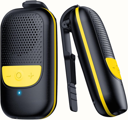 Temdan Wearable Bluetooth Speaker, Clip-On Portable Speaker with Built-in Mics for Hands-Free Music and Calls, Up to 10 Hours Battery Life,Mini Ou...