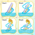 Small Duck Climbing Stairs Duck Roller Electric Track Slide Stairs Coaster Toys for Toddlers Indoor Toy with LED Flashing Lights (Duck)...