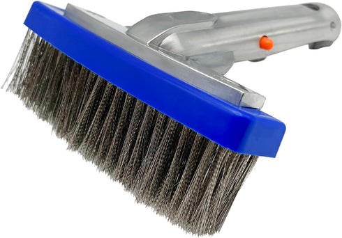 Poolzilla Small Hard Bristle Brush for Gunite and Concrete Pools, Not for Vinyl Use, Clean Walls and Tiles...