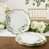 Kate Aspen Sage Green Party Decorations, Eucalyptus Floral 9 in. Decorative Premium Paper Plates (350 GSM weight -Set of 16) - Perfect for Greener...