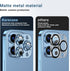 Korecase [2 Pack for iPhone 13 Pro Max/iPhone 13 Pro Camera Lens Protector Metal Tempered Glass Camera Cover,Strong Stickiness Rear Lens Case Frie...
