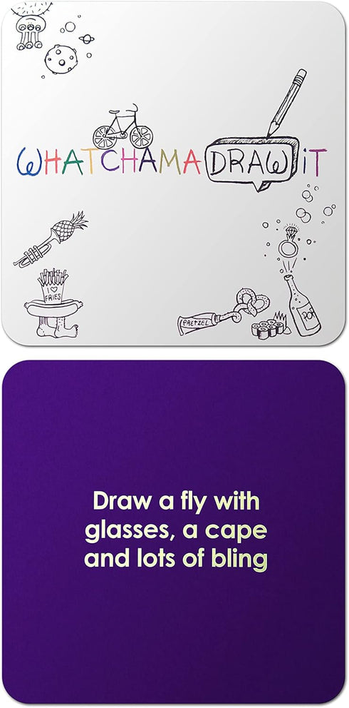 The Imagineering Company WatchamaDrawit Fast Action Drawing Game with Wildly Creative Challenges - A Family Board Game for Kids and Adults - Let T...