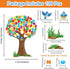 Classroom Tree Bulletin Board Set, Puzzle Pieces Classroom Bulletin Cutouts Tree Wall Decors Supplies for School Elementary Teacher Chalkboard...