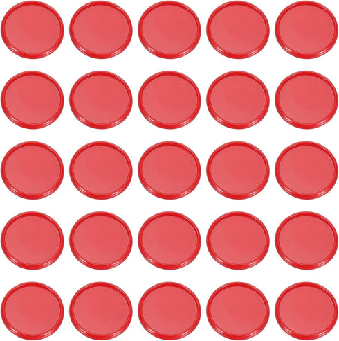 PATIKIL 35mm 1-1/2" Red Plastic Round Book Binding Discs, 33 Pcs Discbound Expansion Discs Plating Round Binder Rings for DIY Notebook Planner...