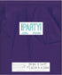 Unique Industries Plastic Table Skirt, 29" x 14", Purple...