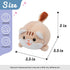 Hopearl Pull String Plush Kitty Toy Wind-up Clockwork Cat Motorized Wagging Tail Rotating Interactive Kitten Toys Pullback Cord Stuffed Animal Gif...