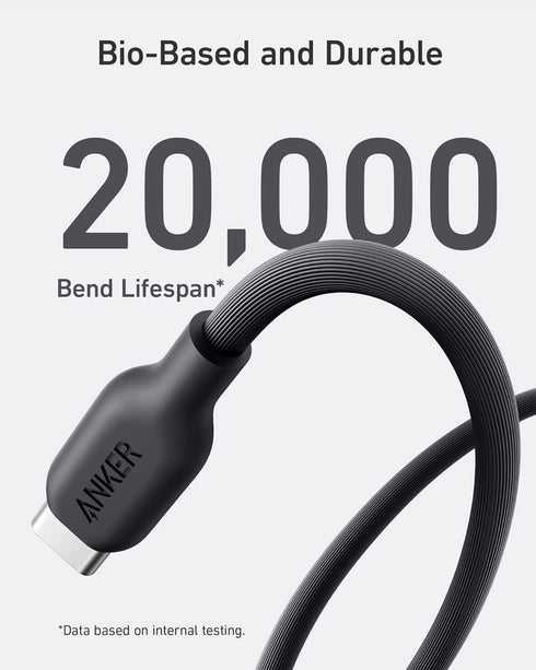 Anker USB C to C Cable (240W 6ft), Charging Cable for iPhone 15/15Pro,MacBook Pro 2020, iPad Air 4, Samsung Galaxy S23+/S22 Ultra (Phantom Black)....