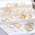 22 Pcs Gold Knuckle Rings Set for Women Gold Plated Ring Sets Dainty Simple Gold Rings Non Tarnish Stackable Rings Adjustable Rings Set Jewelry...