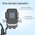 Bike Phone Mount, One Hand Operation and 360° Rotatable Phone Holder for Motorcycle and ATV Scooter, Compatible with iPhone, Samsung 4" - 6.9", (R...