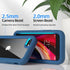 WXR for iphone SE case 2022/2020,iphone 8/7/6S/6 case,Soft Silicone Bumper & Crystal Clear Hard PC Back and Inner,3in1 Heavy Dropproof Case for iP...
