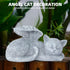 Cherish Your Feline Companion's Memory with The Angel Memorial Statue - Outdoor Garden Resin Sleeping Statue with Wings-Resin and Stone Memorial G...