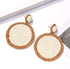 Rattan Earrings Boho Summer Beach Raffia Earrings for Women Handmade Rattan Ball Disc Dangle Drop Earrings Vacation Accessory Gifts...