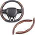 Steering Wheel Cover, Wood Grain Steering Wheel Cover, Car Wheel Cover for Men/Women, Universal Fit for 99% Car Steering Wheel,Steering Wheel Acce...