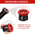 10 Pieces Variable Arc Nozzle, Replacement Pop-up Sprinkler Heads Compatible with Most of Adjustable Pop Up Sprinklers Spray Head for Garden Lawn ...