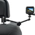 Car Headrest Camera Mount for GoPro/Insta 360 / DJI OSMO/AKASO/Video/DSLR Camera, 1.57 inch Diameter Base 10 inch Length Magic Arm, Aluminum Alloy...