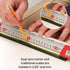 Kapro - 313 Measure Mate - Ultimate Home-Improvement Tool - With Level and Ruler - Features Sliding Markers and Knife Guide - Includes Nail Grippe...