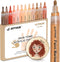 Skin Tone Acrylic Paint Pens, Paint Markers for Wood,Glass,Fabric,Rocks Painting Paint Pens (2mm skin tone)...