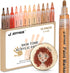 Skin Tone Acrylic Paint Pens, Paint Markers for Wood,Glass,Fabric,Rocks Painting Paint Pens (2mm skin tone)...